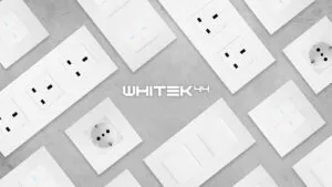 Il punto luce &egrave; protagonista con Whitek 44: comandi assiali e placche ultrasottili Easy Smart 44